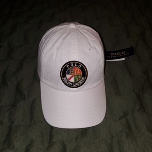Ralph Lauren Polo White Cookie Hat